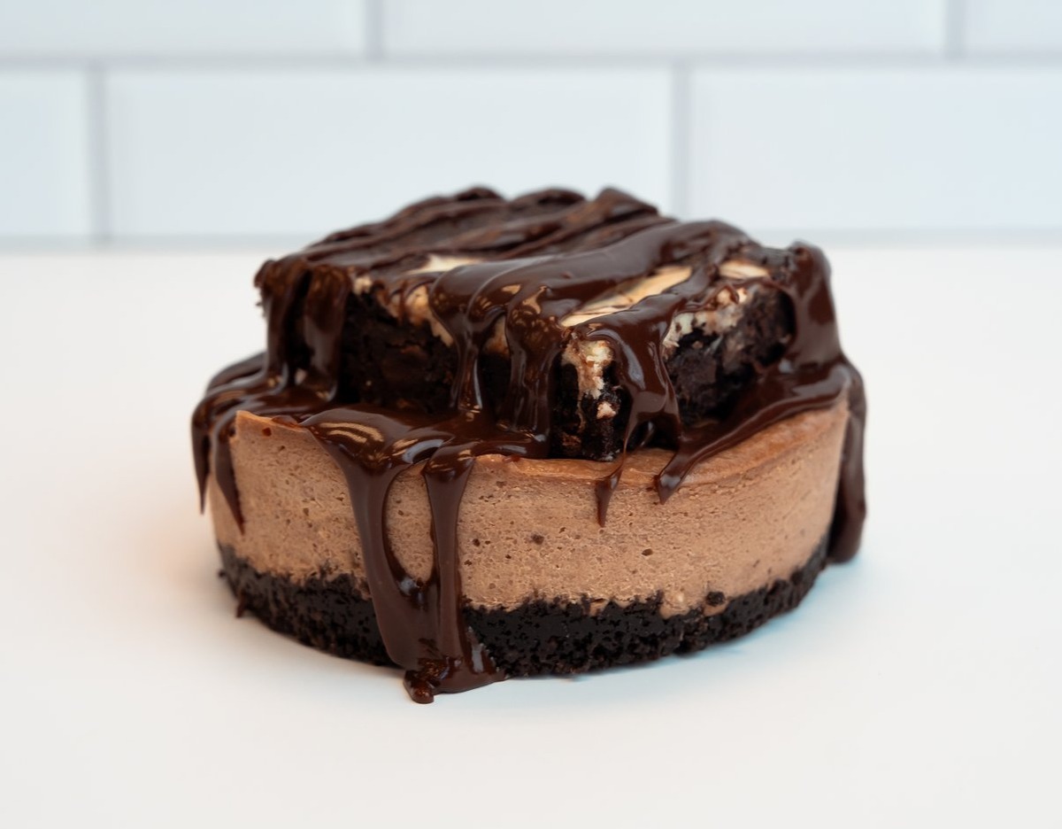 Brownie cheesecake